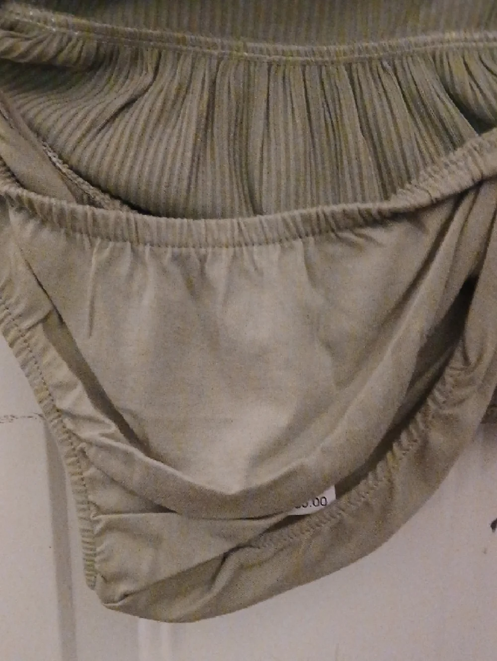 Cat & Jack Olive Green Ribbed Dress Size 18M - Picture 4 of 6